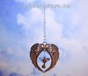 Angel Wings Suncatcher Car Charm *Heart of Gold An