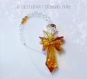 m/w Swarovski Crystal  *Golden Glow Angel* CUSTOM 
