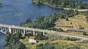 BRIDGE KENORA- KEEWATIN ON LAKE OF WOODS ONTARIO C