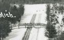 RPPC WINTER SPORTS PARK GRAYLING MI OLD REAL PHOTO