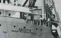 RPPc Steamer Freighter Ship Calcite Rogers City MI