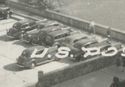 RPPc Post Office Los Angeles Ca Old Cars Pickups T