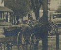 RPPc Main S Nichols Ny Horses Wagons Stores Baker 