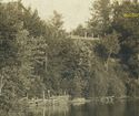 RPPC AUGUSTA WI DELLS POND 1918 OLd WISCONSIN VEW 