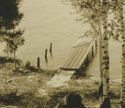 RPPc Hazelhurst Wi Boat Dock Lake Real Photo 1928 