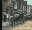 BOSTON MA WASHINGTON ST HORSE & BUGGIES 1906 OLD U