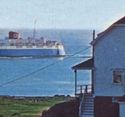 CAPE FORCHU YARMOUTH LIGHTHOUSE NS CANADA BLUENOSE