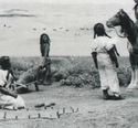 RPPC SIOUX INDIAN MUSEUM, EARLY DIORAMA, RAPID CIT