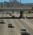 ST PAUL CATHEDRAL FROM I94 WEST,SAINT PAUL MN, OLD