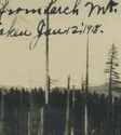 RPPc Mt Hood From Larch Mountain Taken Jan 12 1918