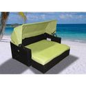 Tk Classics-Maui Outdoor Wicker Patio Sun Bed With