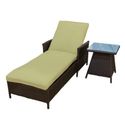 Tk Classics-Cancun Outdoor Wicker Patio Chaise Lou