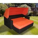 Tk Classics-Maui Outdoor Wicker Patio Sun Bed With