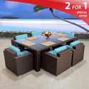 Tk Classics-Mars Patio Dining Patio Furniture Set 