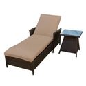 Tk Classics-Cancun Outdoor Wicker Patio Chaise Lou
