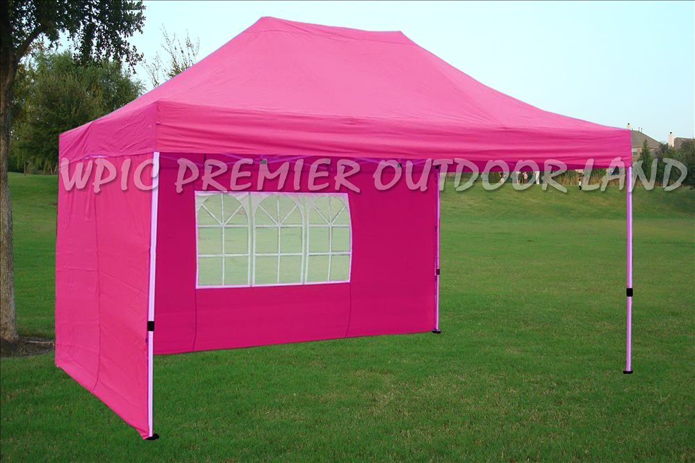 10'x15' Pop Up Canopy Party Tent Gazebo EZ Pink - G Model -2013 ...