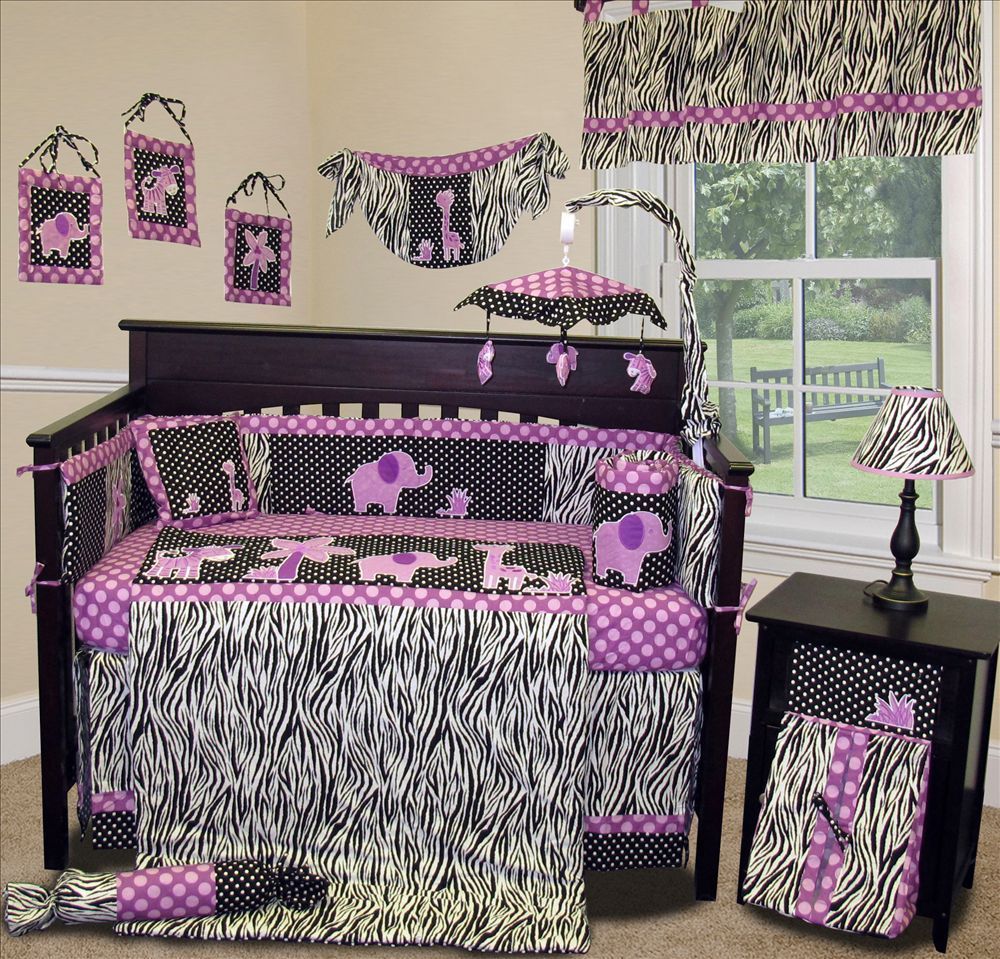 Wall Border For Animal Planet Purple Baby Bedding Set By Sisi