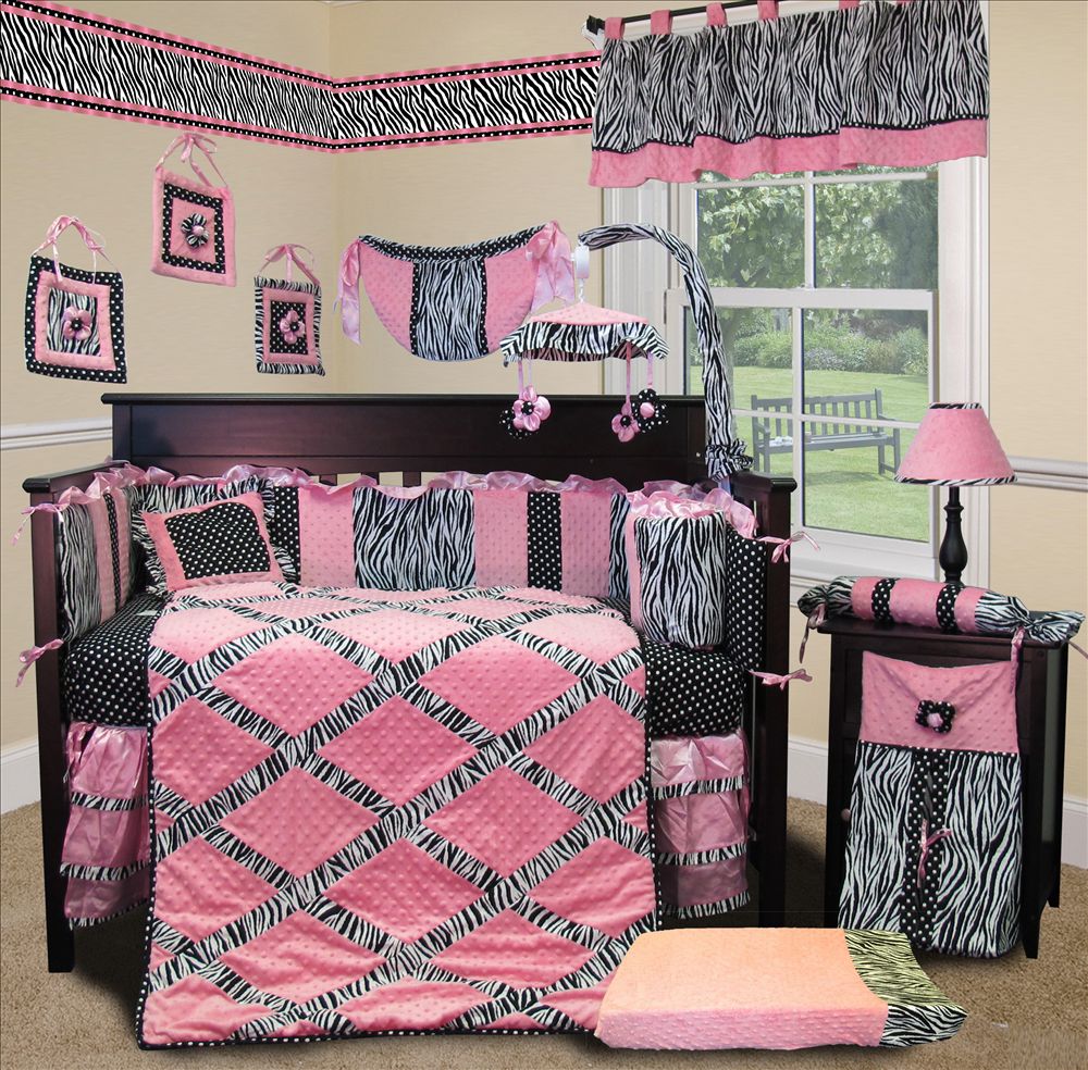 baby girl horse crib bedding