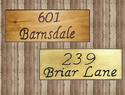 ADDRESS SIGN PLAQUE PERSONALIZED HOUSE HOME