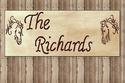 HORSE PERSONALIZED FAMILY LAST NAME WOOD SIGN PLAQ