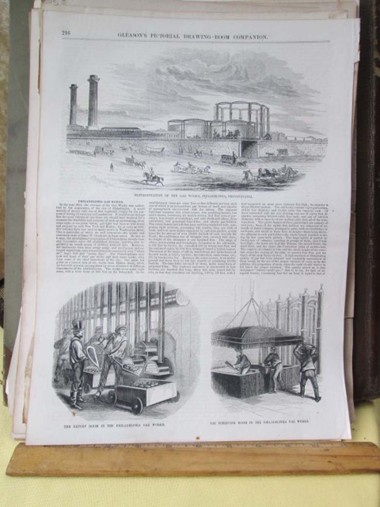 details about vintage print philadelphia gas works gleasons 1850s philadelphia gas works hours