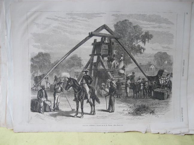 Vintage Print,BALING COTTON,Every Saturday,Jan 1871 | eBay