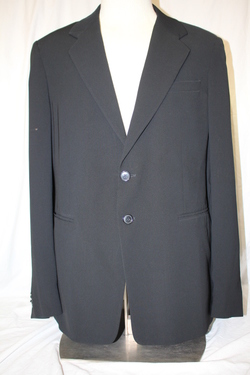 EMPORIO ARMANI Black JUDE LINE Classic Blazer Mens Size US 44