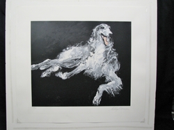 原画 borzoi 墨絵 #135 carp,x_large,square_product,