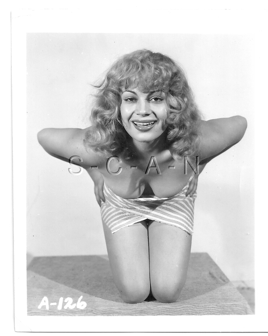 Original Vintage 40s-60s Nude RP- Endowed Blond Woman 