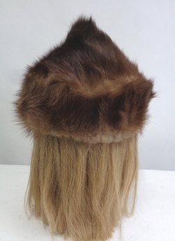 EXCELLENT CANADIAN DEMI BUFF MINK FUR HAT CAP WOMEN WOMAN  display picture 2