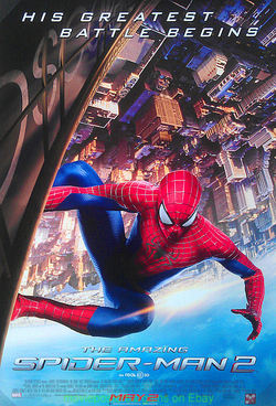 【Rain様おまとめ】The Amazing Spider-Man ポスター2枚 THE AMAZING SPIDER-MAN 2 MOVIE POSTER 2nd Advance DS 27x40 +