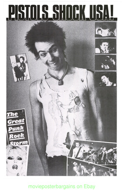 SEX PISTOLS SHOCK USA BRITISH SUBWAY POSTER SID VICIOUS | eBay