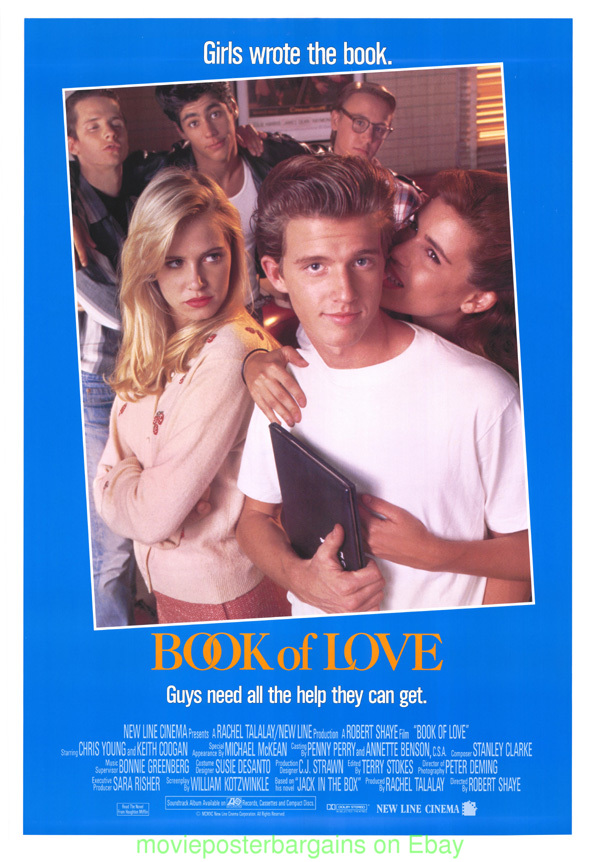 book of love movie poster ds 27x40 original 1990 chris young