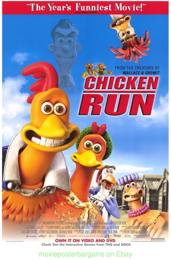 Chicken Run Movie Poster