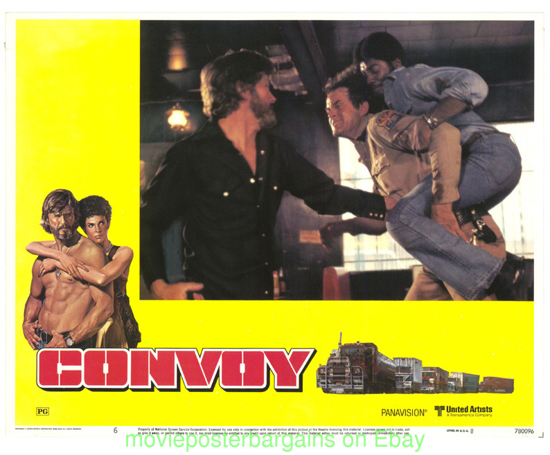 CONVOY MOVIE POSTER LOBBY CARD #6 KRIS KRISTOFFERSON ALI MACGRAW | eBay