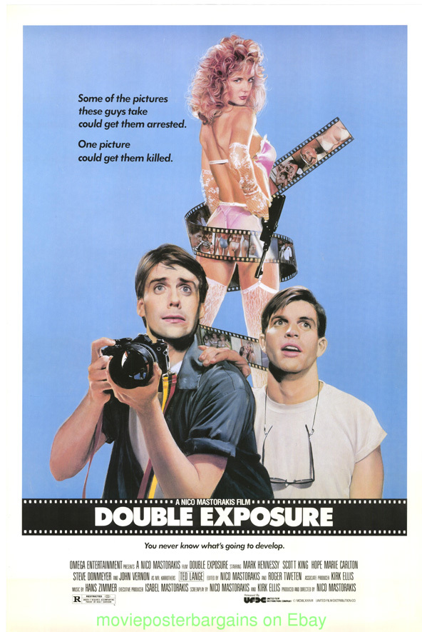 Double Exposure Movie Poster Original 27x41 Rolled Style B 1982