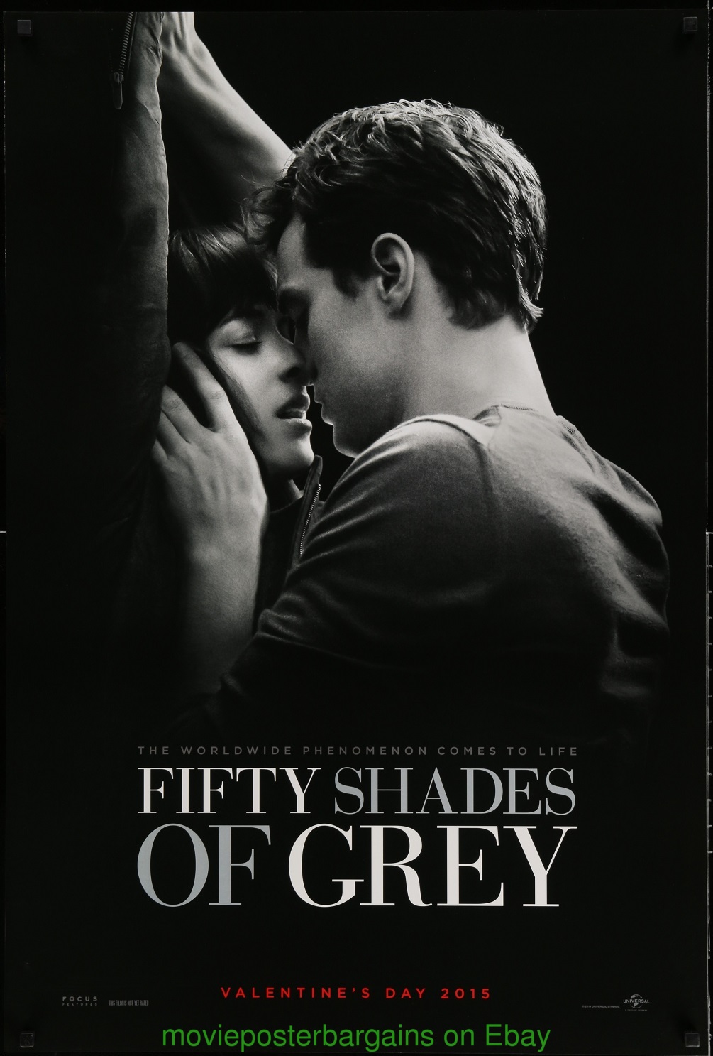 Dakota Johnson Fifty Shades Of Grey Extras FIFTY SHADES OF GREY MOVIE POSTER Original DS 27x40 Dakota Johnson | eBay