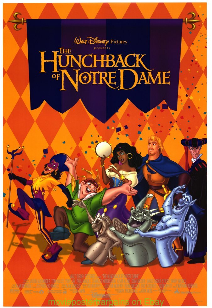 THE HUNCHBACK OF NOTRE DAME MOVIE POSTER Original DS 27x40