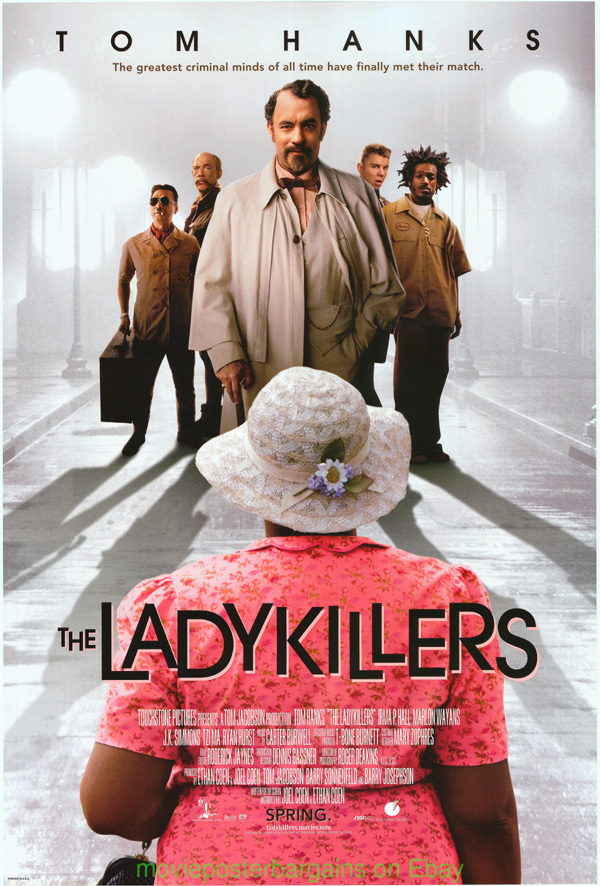 THE LADYKILLERS MOVIE POSTER Original DS 27x40 TOM HANKS Coen