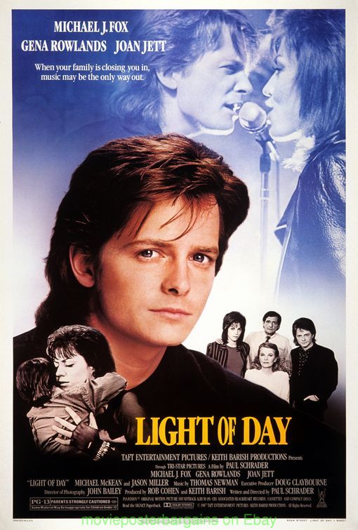 light of day movie poster 27x40 michael j fox joan jett 1987美国