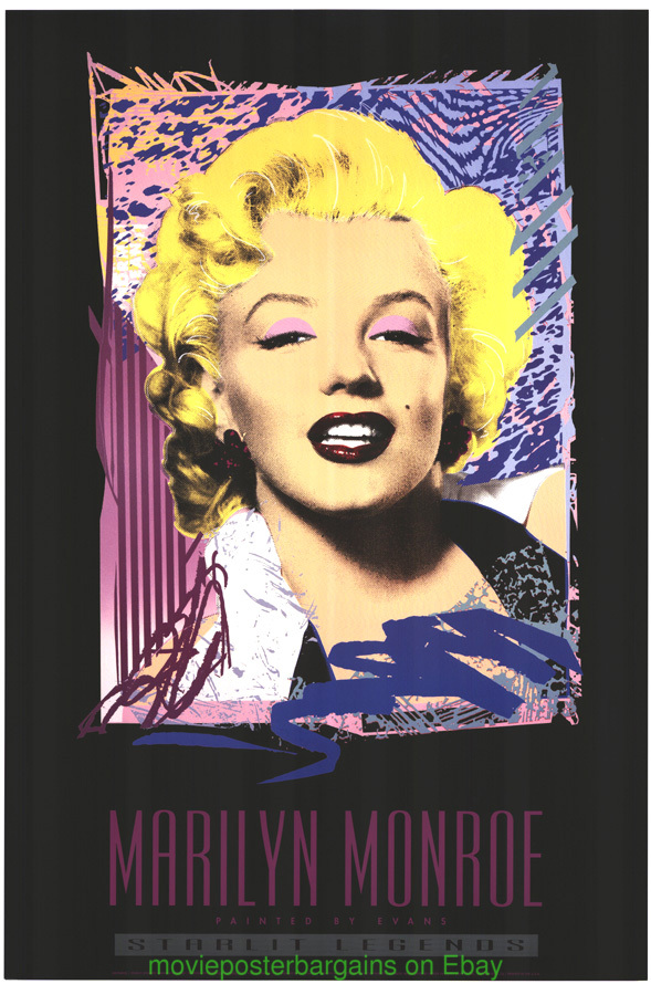 MARILYN MONROE GALLERY PRINT POSTER JIM EVANS ARTWORK 24x36 Mirage