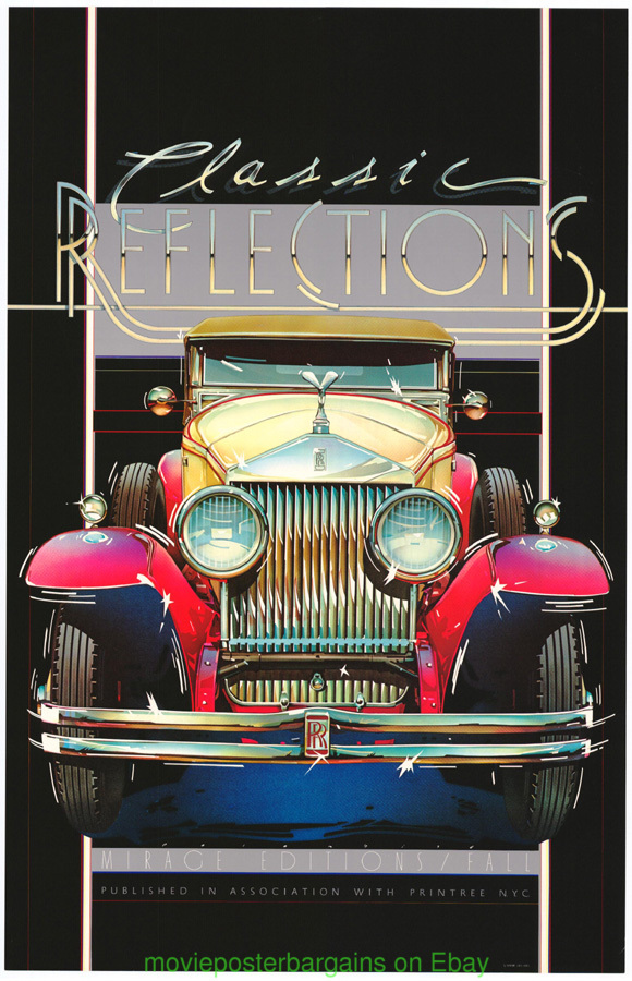 ROLLS ROYCE Gallery Print 23x35 POSTER 1930'S CLASSIC Automobile