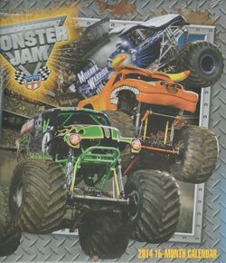 2014 USHRA Monster Jam Monster Truck Sealed Calendar Grave Digger eBay
