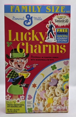 GENERAL MILLS Lucky Charms Fantastic Four Johnny Storm