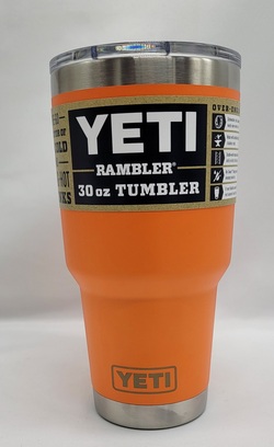 Yeti 21071500483 Rambler 30 oz. Tumbler - Orange