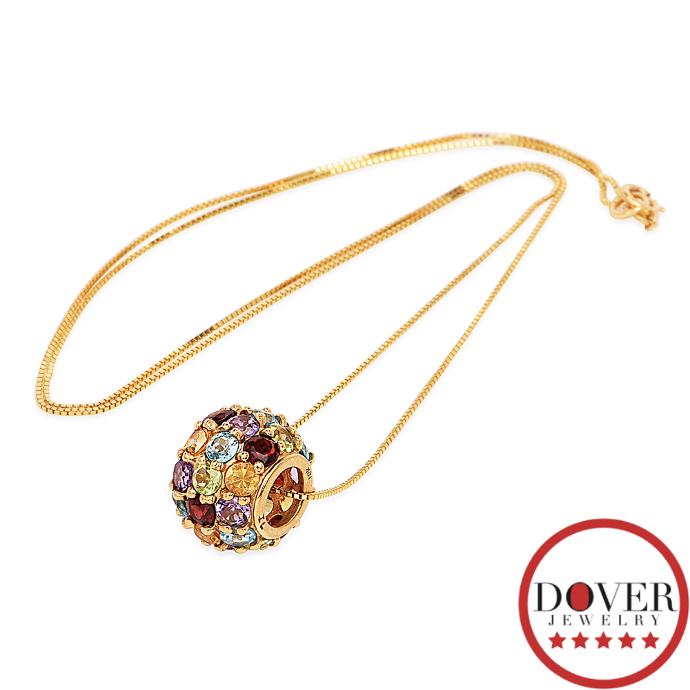 slides with gold chain