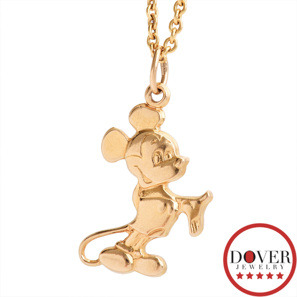 gold mickey mouse statue