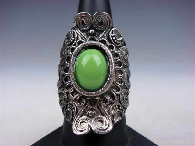 Tibetan Silver Crafted Unique Tribal Ring *Fits All Sizes