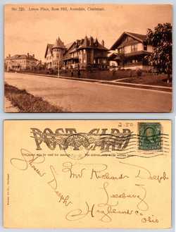Cincinnati Ohio LENOX PLACE ROSE HILL IN AVONDALE Postcard N412 | eBay