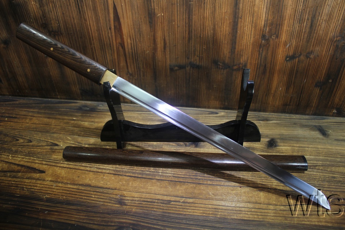 Japanese Full Tang Hand Rosewood Wakizashi Ninjato Chokuto